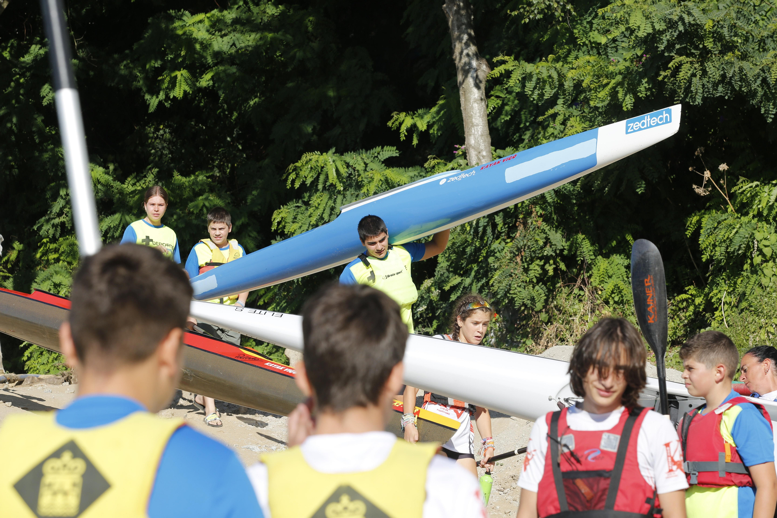 La jornada de entrenamiento especial de la mano de +Deporte Atlántico y el club de piragüismo Kayak Vigo