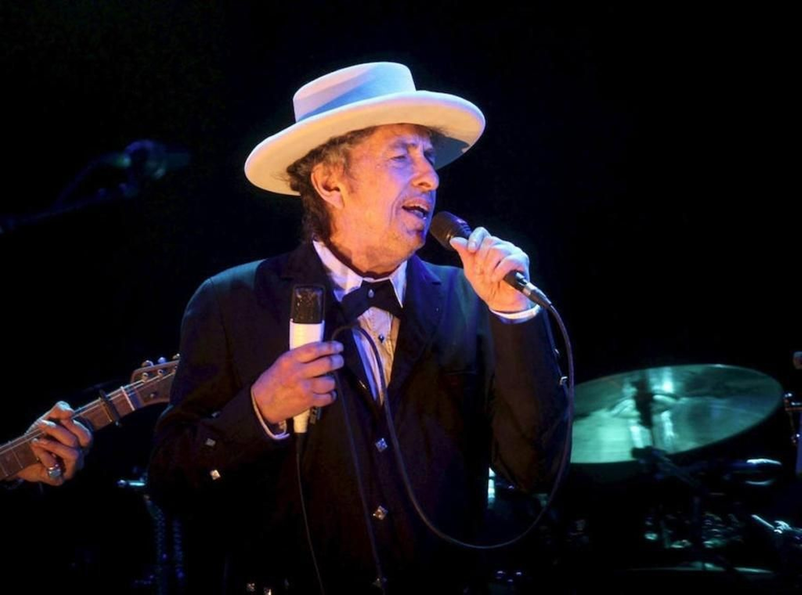 Bob Dylan, durante el concierto que ofreció en 2011 en Benicassim.