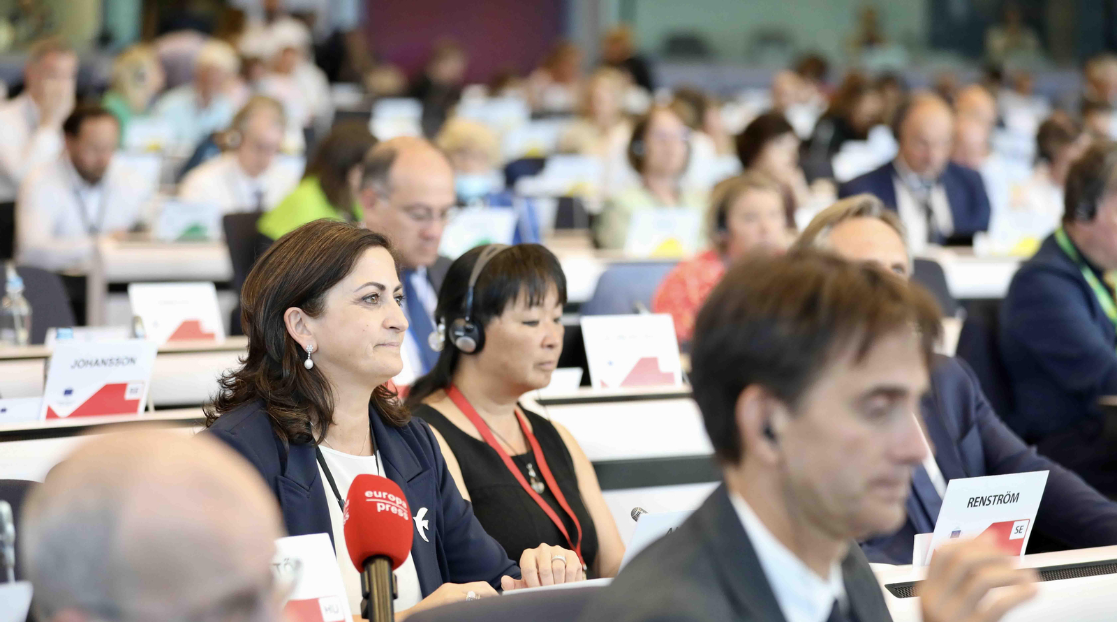 Concha Andreu, presidenta de La Rioja, en el Comité de las Regiones