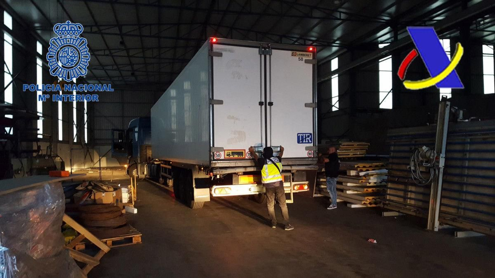 El camión con la droga fue interceptado en agosto pasado en una nave de Caldas.