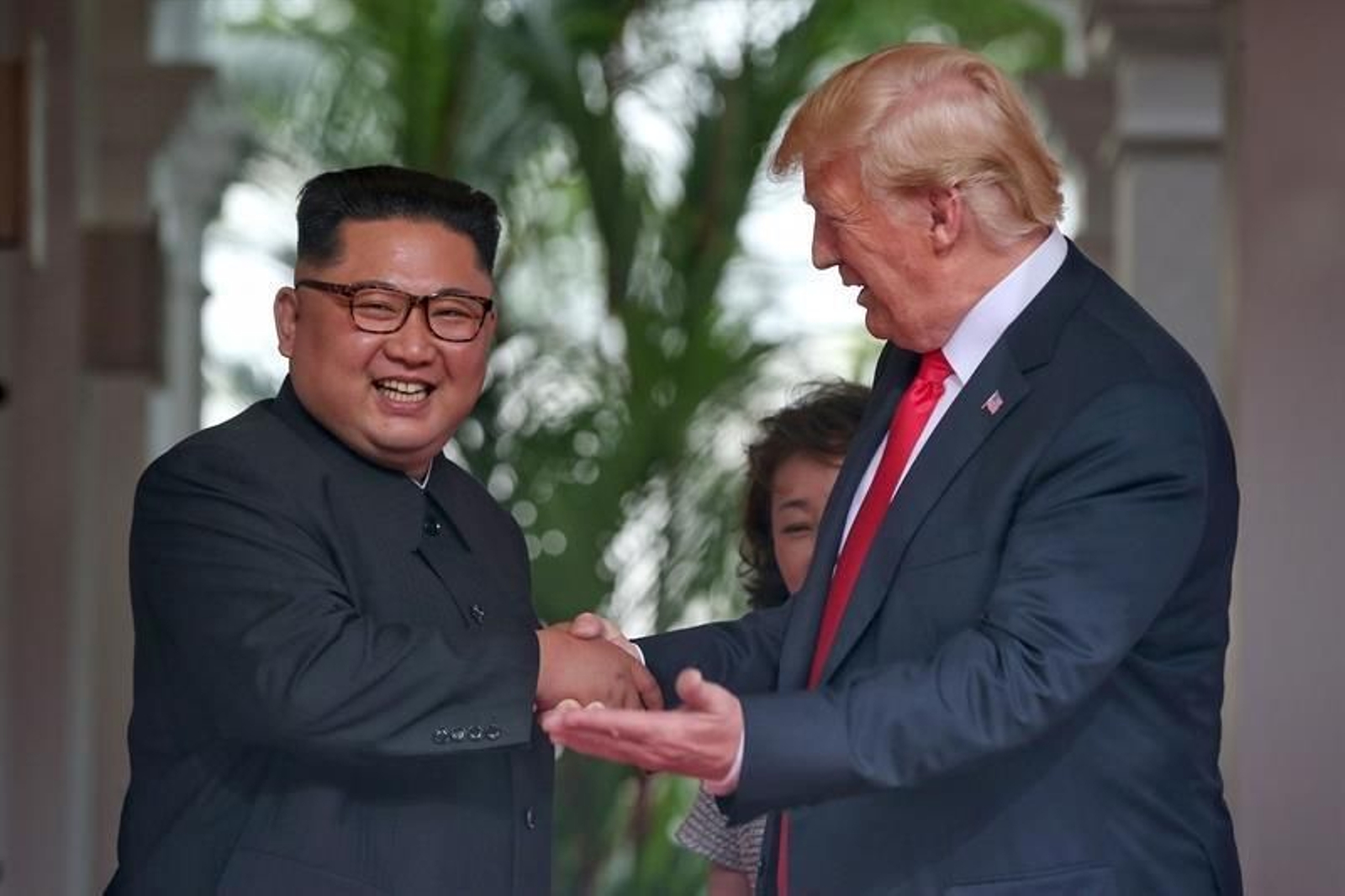 Kim Jong Un y Trump, durante la reunión en Singapur del pasado mes de junio.