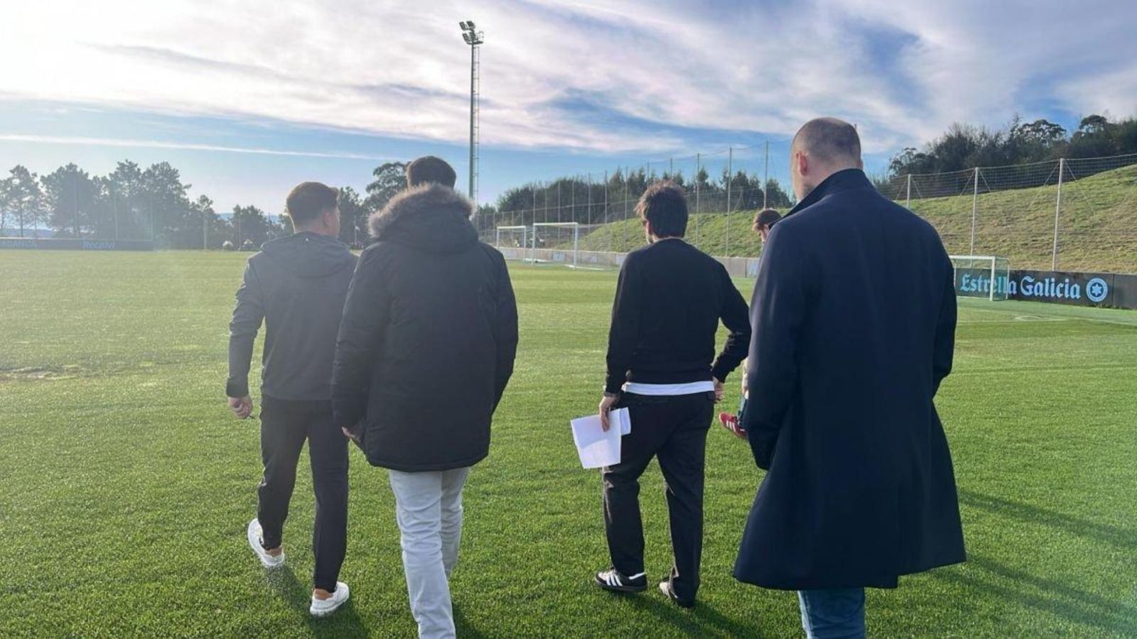 Los campos del Celta en Mos fueron objeto de inspección federativa.