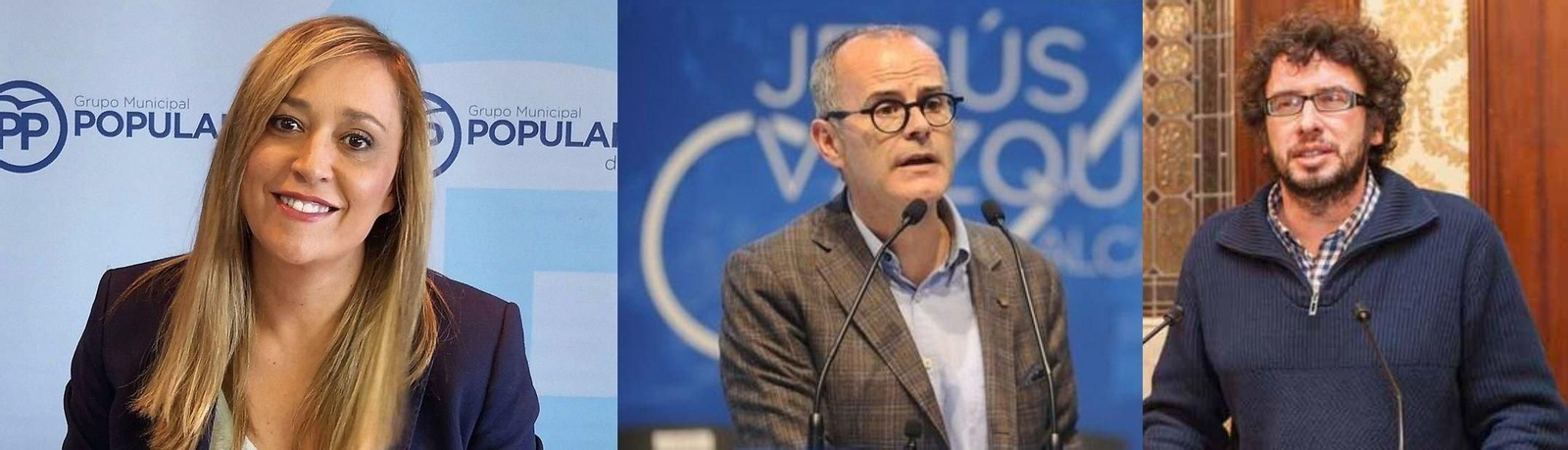 Elena Múñoz y Jesús Vázquez, por el PP, y a José Manuel Sande, por En Marea
