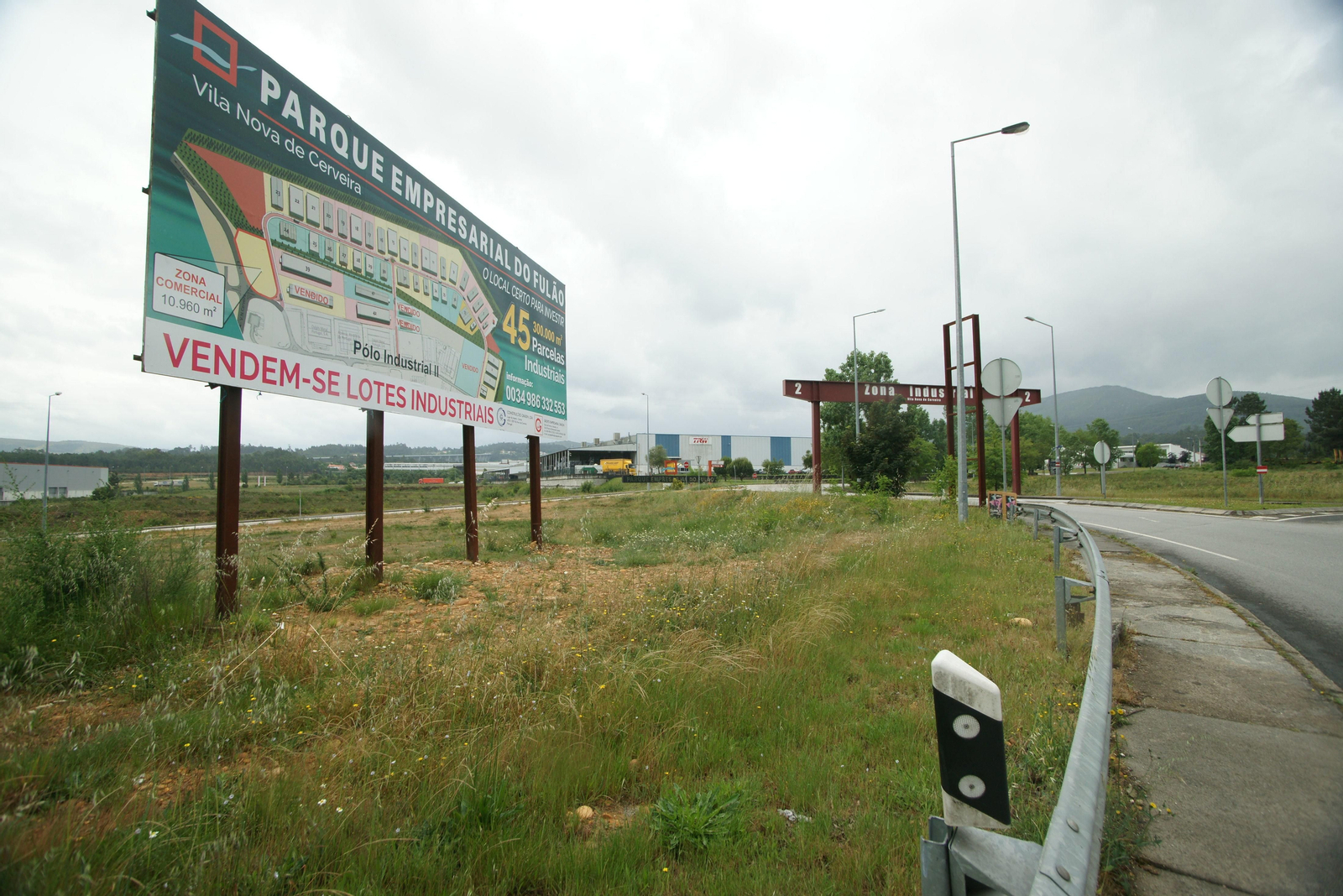 Parque empresarial de Vilanova de Cerveira, que ha crecido exponencialmente en los últimos años.