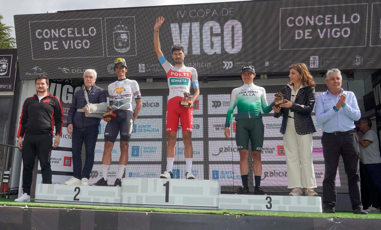 Copa de España de Ciclismo en Vigo.