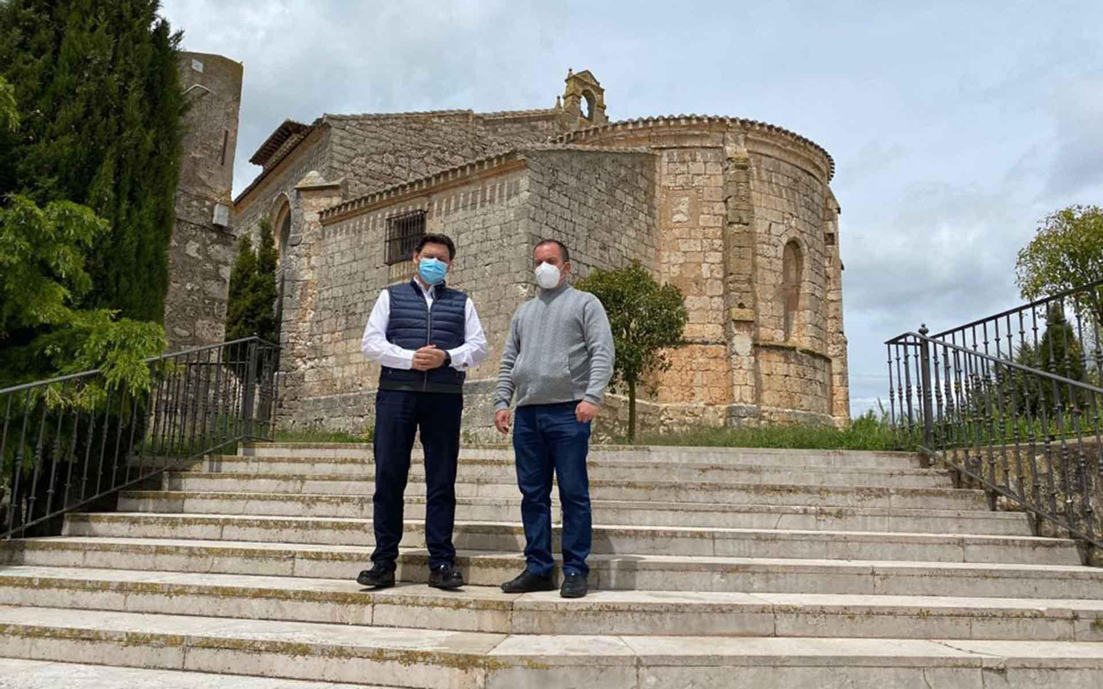 Miranda y Ferreiro durante el encuentro