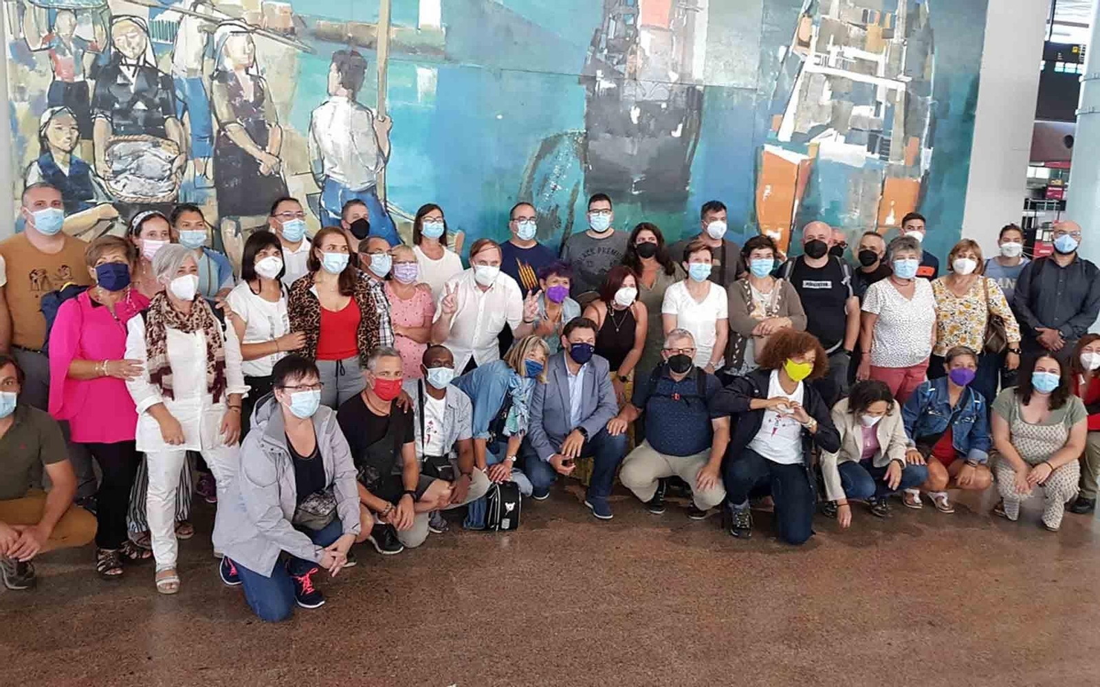 Imagen en el aeropuerto de Vigo