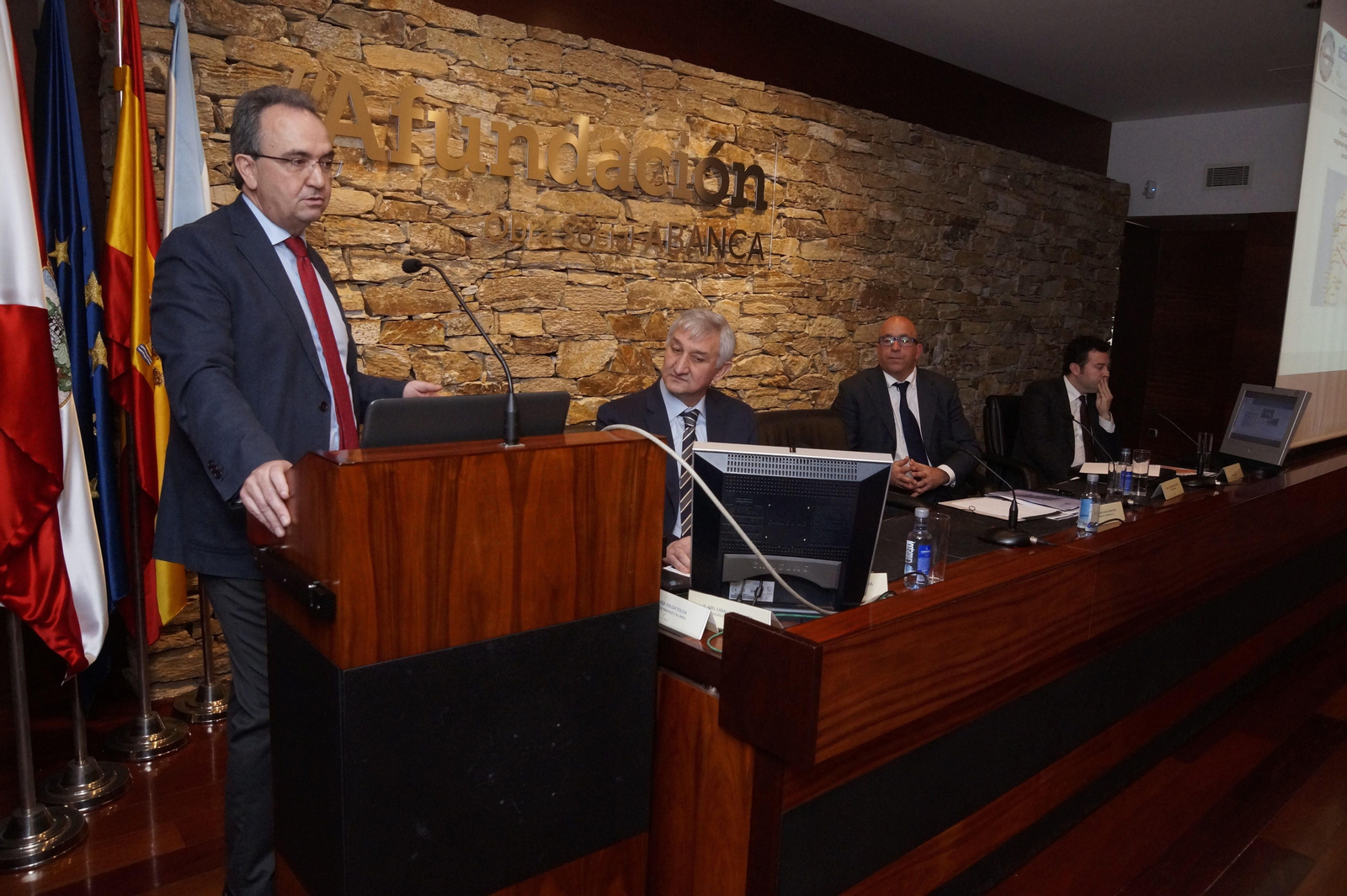 Camilo Fernández (Regenasa), Albino Rodríguez (Provigo), Álvaro García (Barreras) y Daniel Gesto (Aimen).