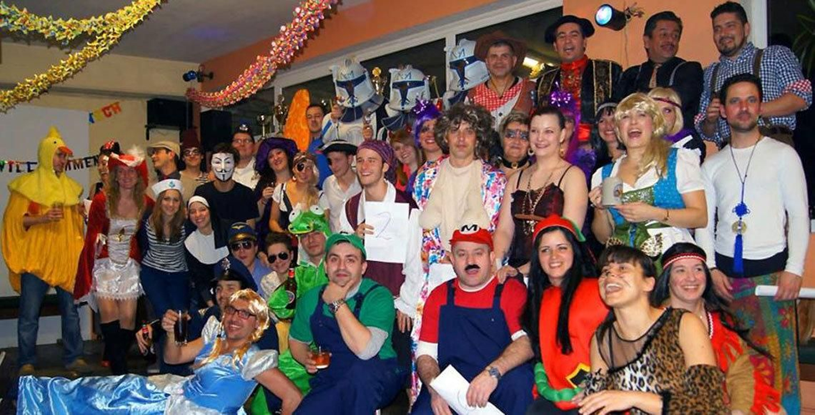 Participantes en la fiesta del año pasado en el Centro Gallego de Hamburgo.