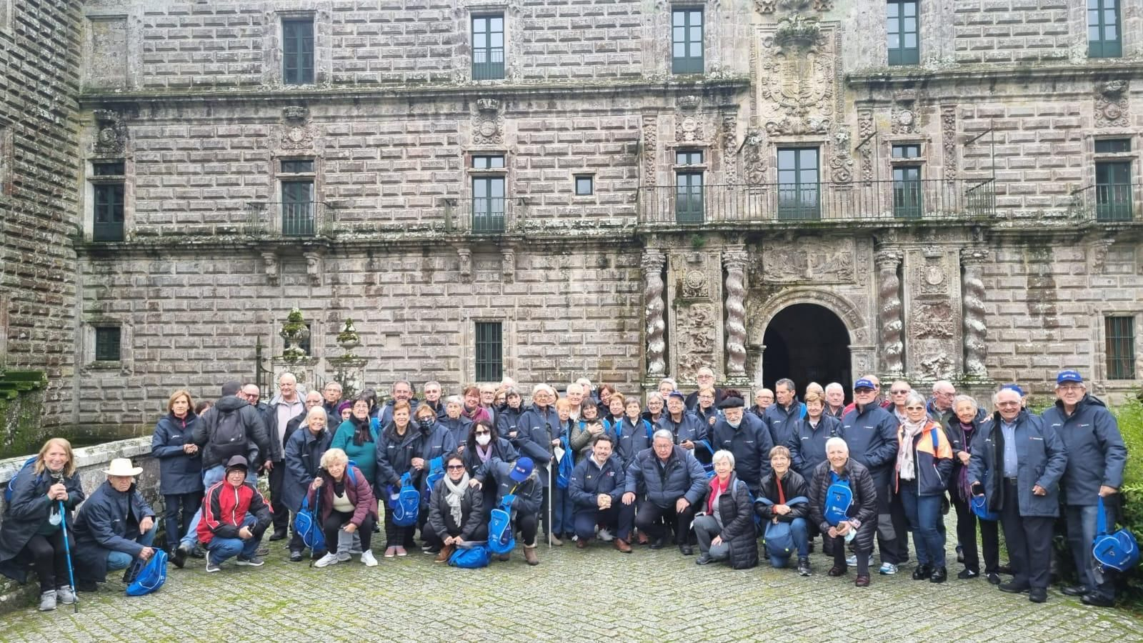 Imagen de la visita al Monasteiro de Oseira