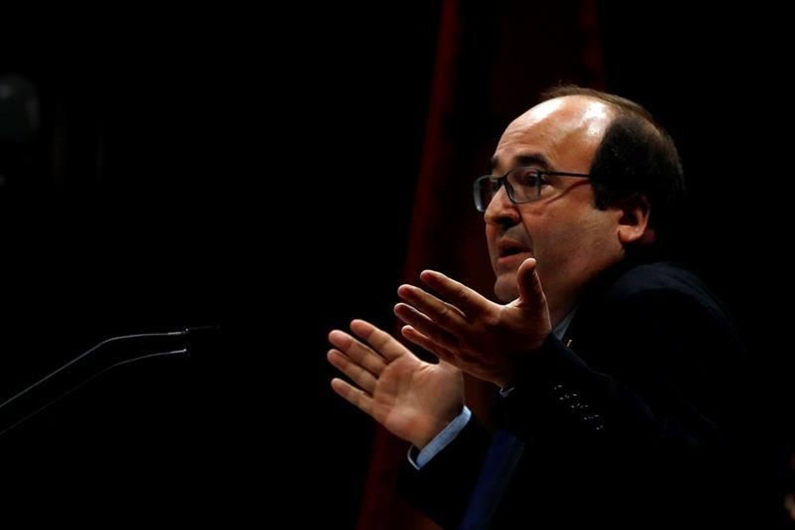 El líder del PSC, Miquel Iceta