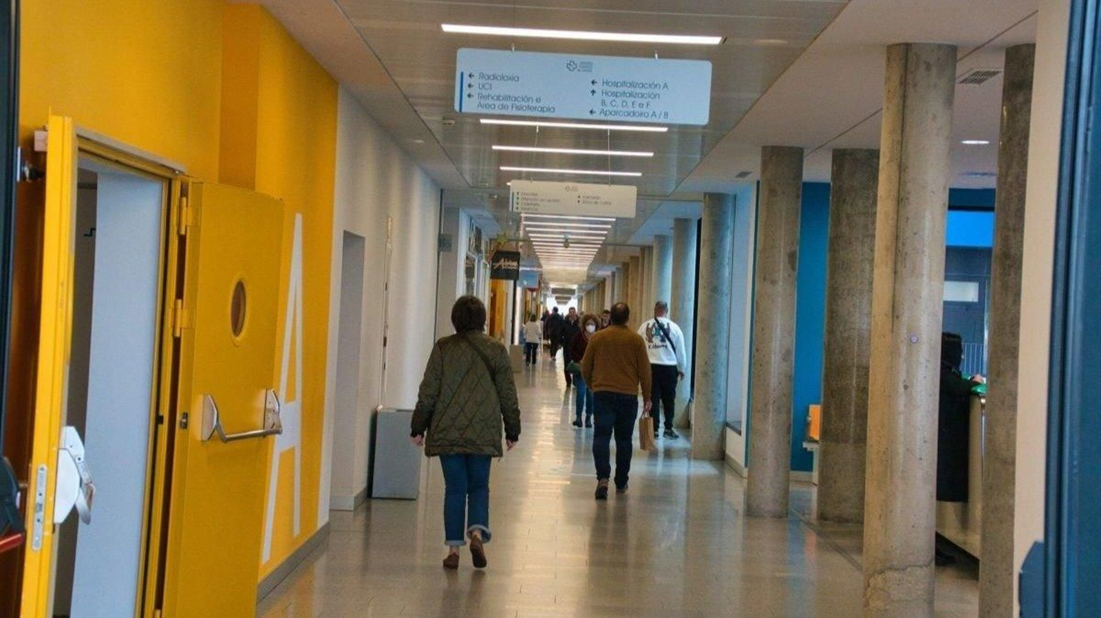 Las mascarillas se ven con frecuencia en el hospital.