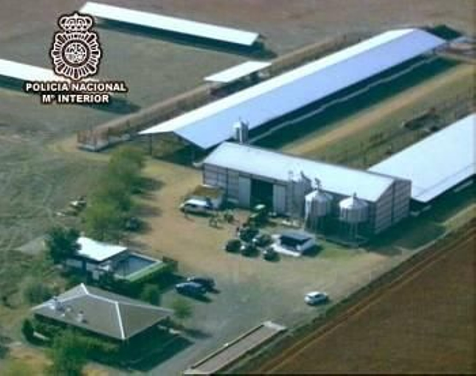 Vista aérea del lugar donde se fabricaba la cocaína. (Foto: EFE)