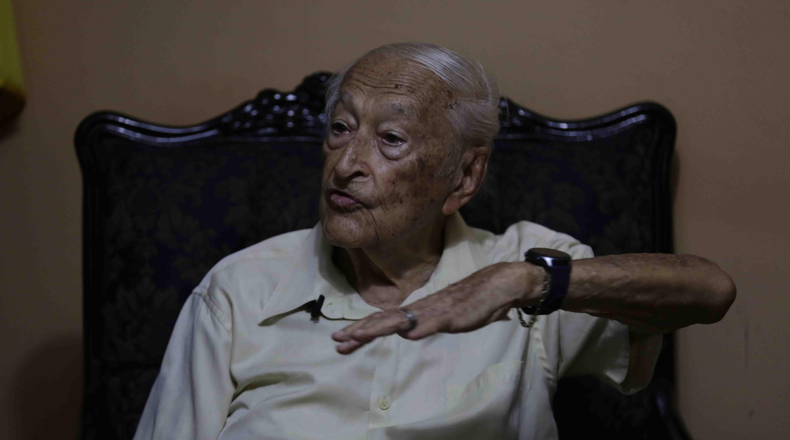 Atilano Alonso conversa con EFE durante una entrevista el 20 de julio de 2023, en Ciudad de Panamá (Panamá). EFE/ Carlos Lemos