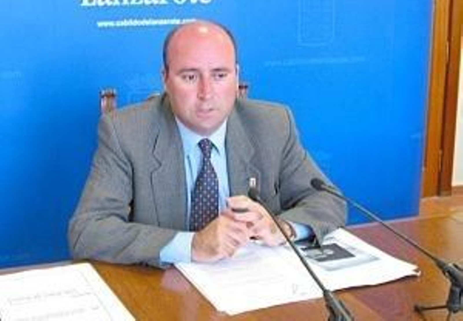 El consejero de Economía y Hacienda del Cabildo de Lanzarote, Juan Félix Eugenio