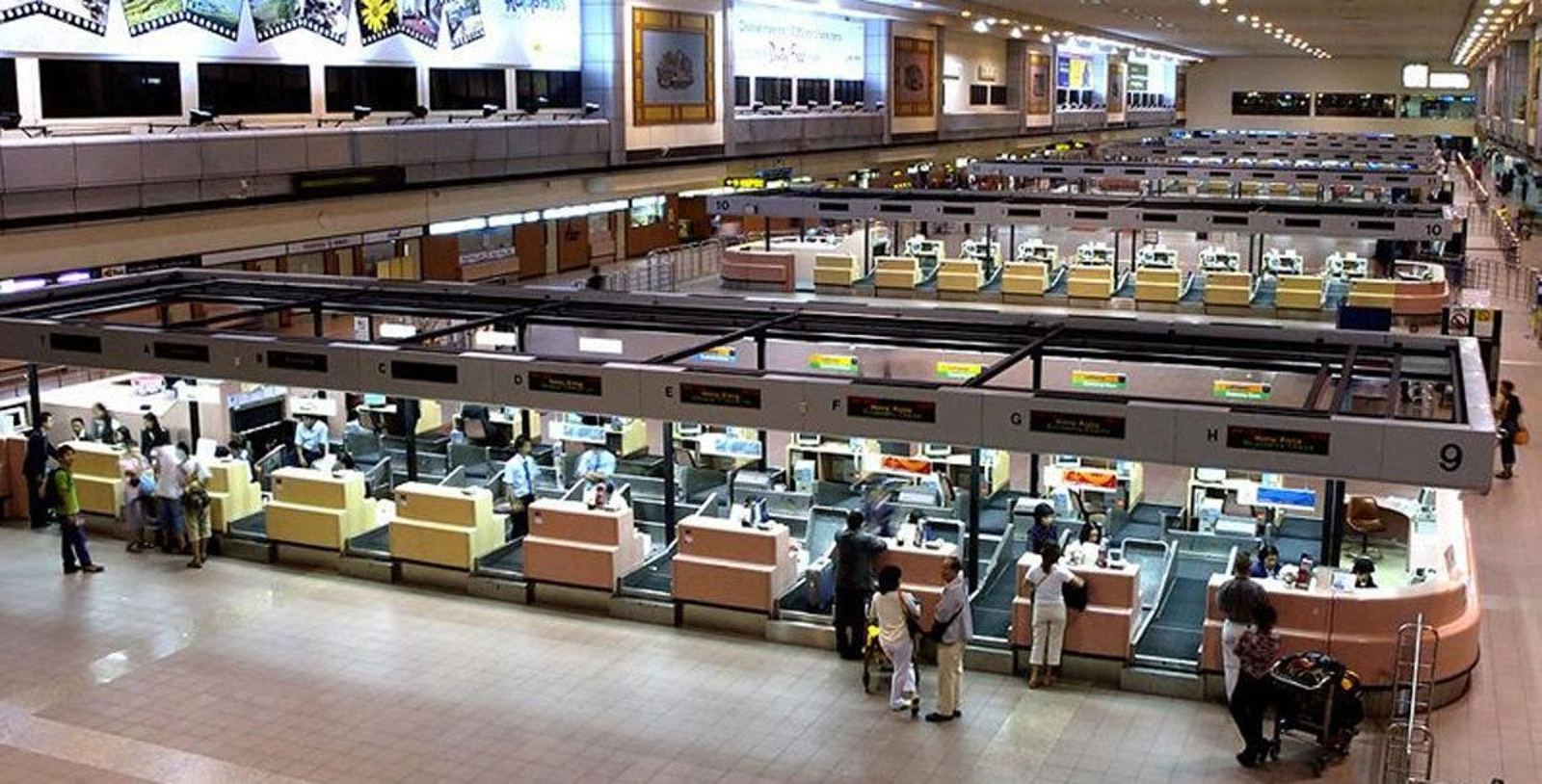 Aeropuerto Don Muang, en Bangkok, donde fue detenido el ciudadano español.