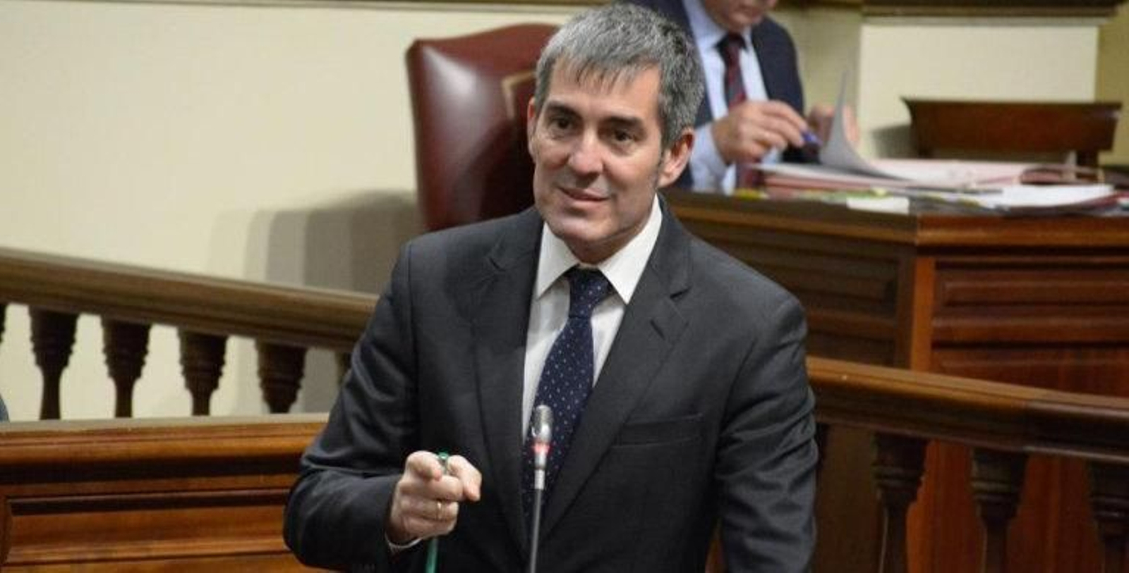 El presidente del Gobierno de Canarias, Fernando Clavijo