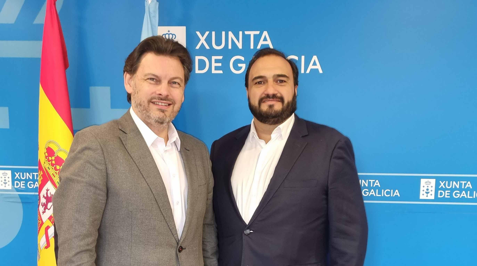 Imagen de la reunión celebrada en la sede de la SXE en la capital de Galicia