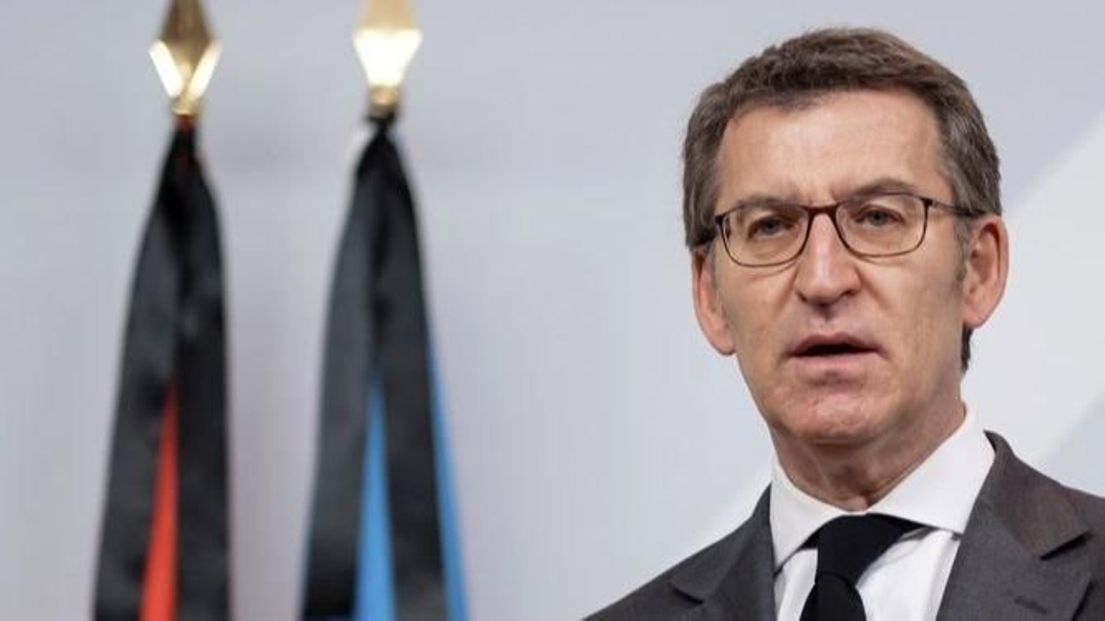 Feijóo, en la rueda de prensa posterior al Consello.