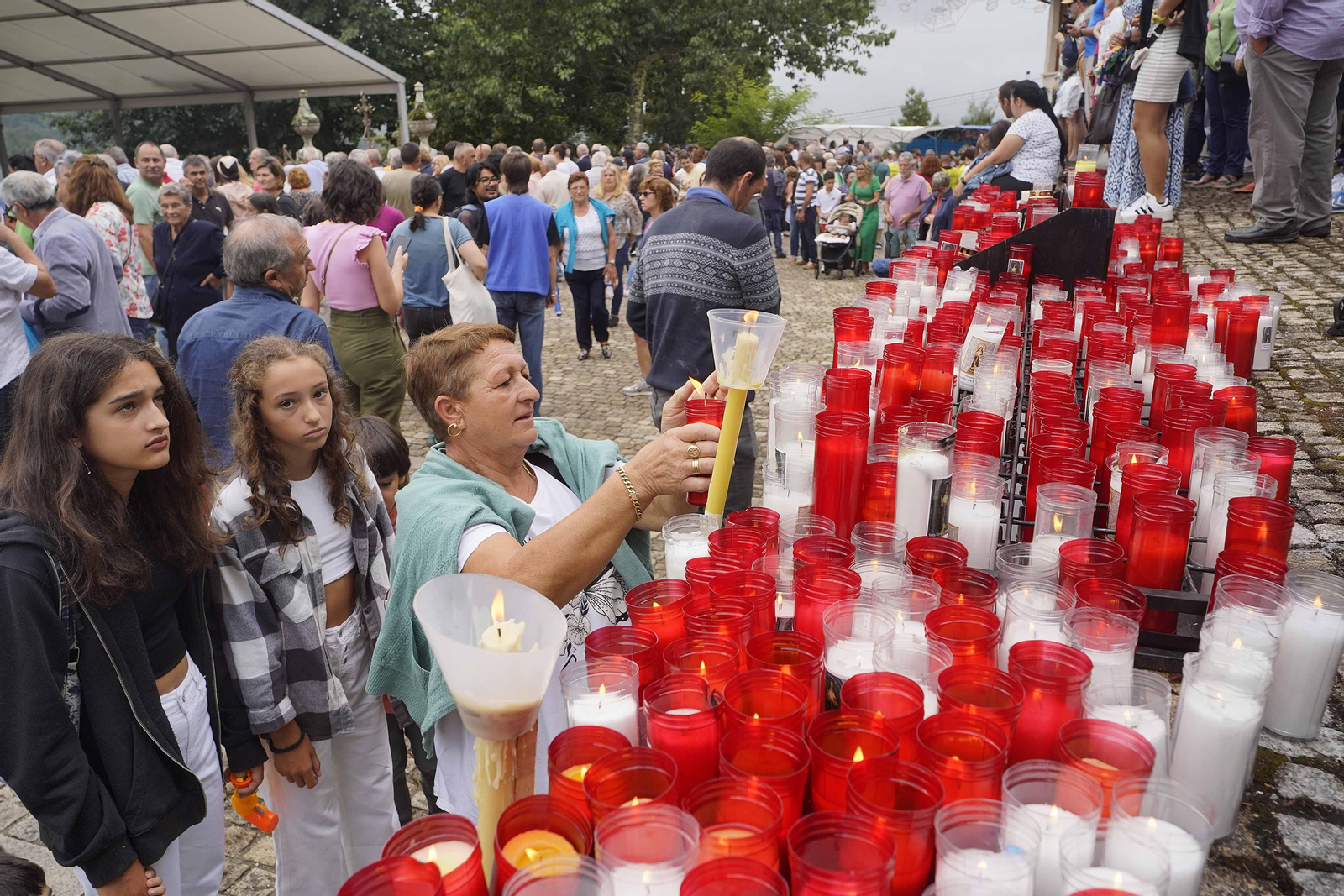Procesión de Santa Marta de Ribarteme.
