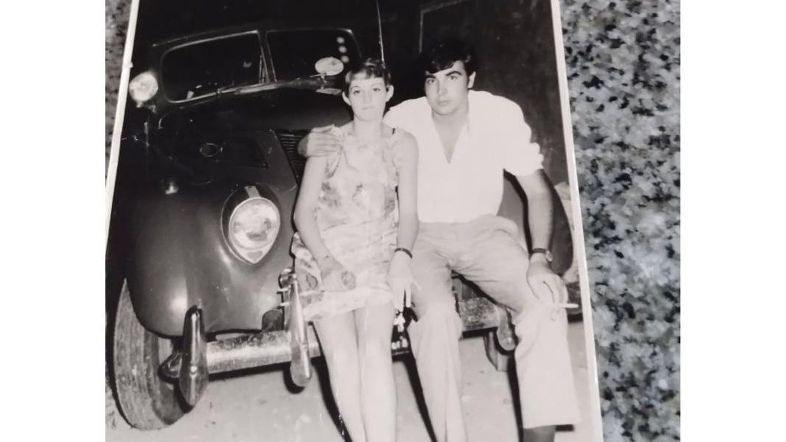 José González Costa y Graciela, de novios