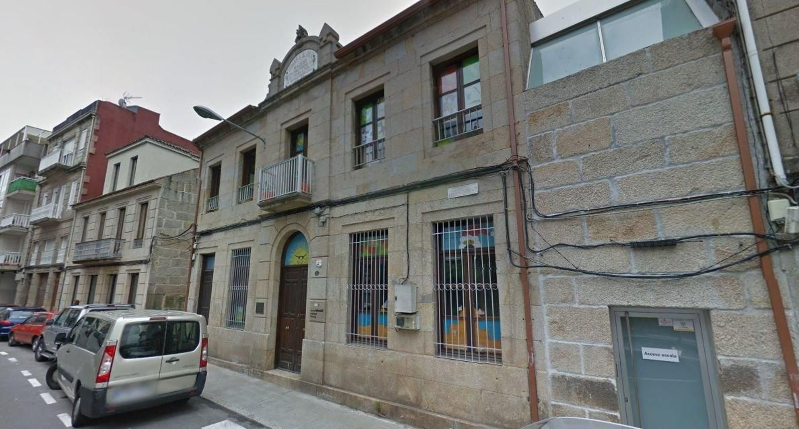 La guardería de Bouzas afectada por el incendio