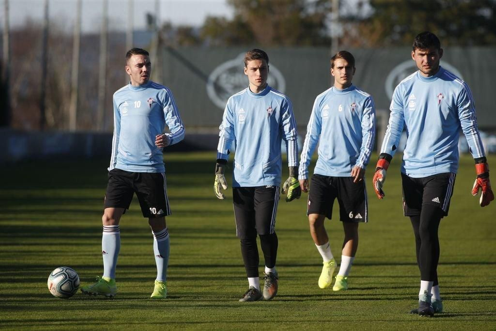 Los célticos entrenaron en A Madroa.