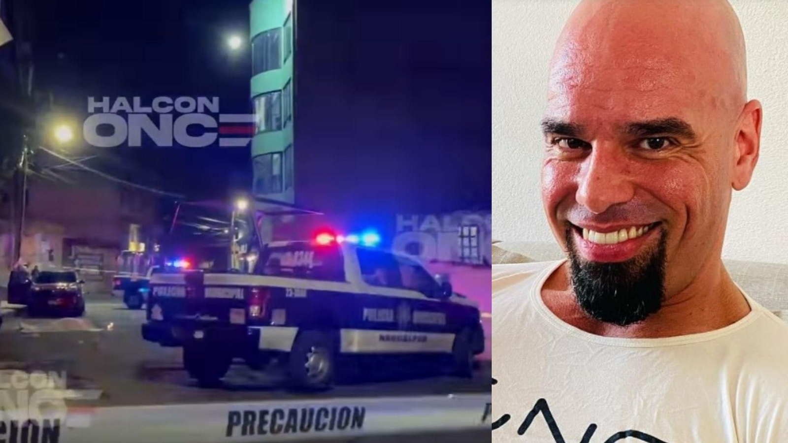 Sergio Fernández, en una foto publicada en su Facebook, y el lugar del suceso.