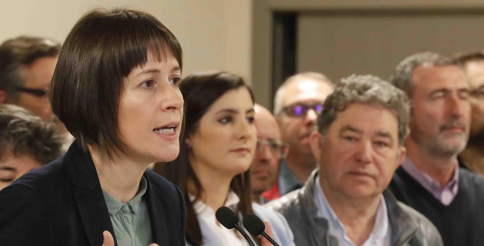 La portavoz nacional del BNG y candidata a la Presidencia de la Xunta, Ana Pontón. EFE/Lavandeira jr