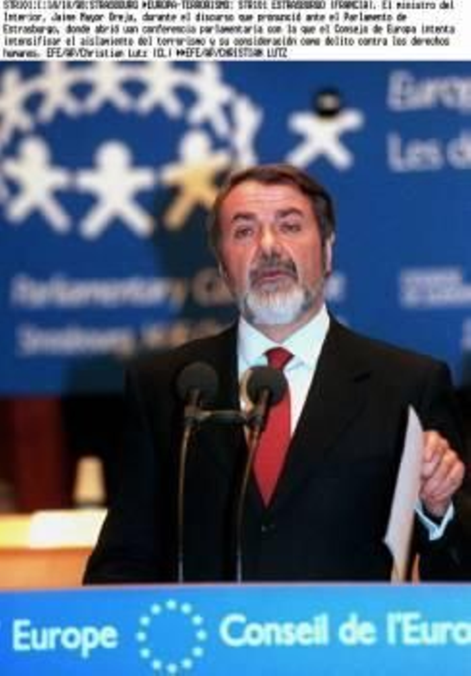 Jaime Mayor Oreja, portavoz del Grupo Popular en el Parlamento Europeo. (Foto: ARCHIVO)