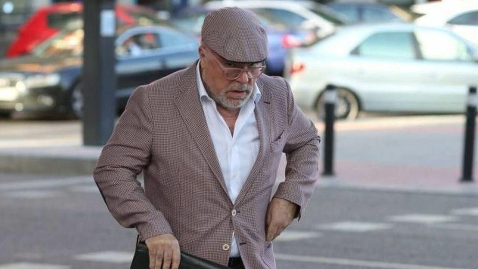 El excomisario Villarejo, tras comparecer ante el juez Manuel García Castellón.