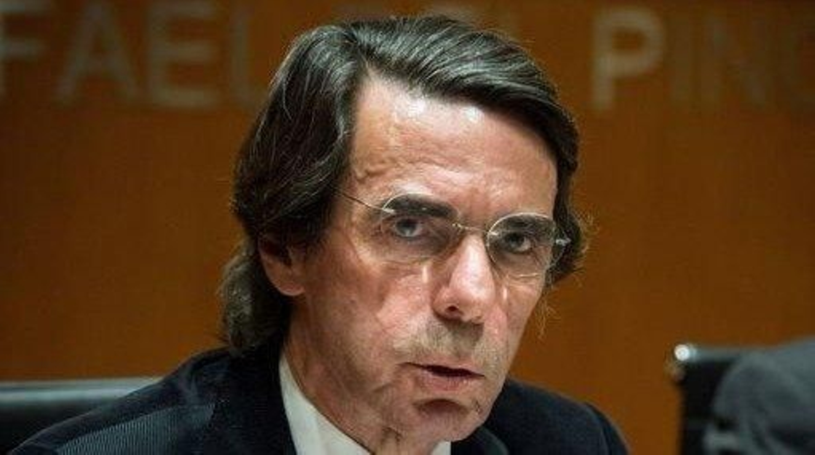 José María Aznar, en un acto público el pasado marzo.