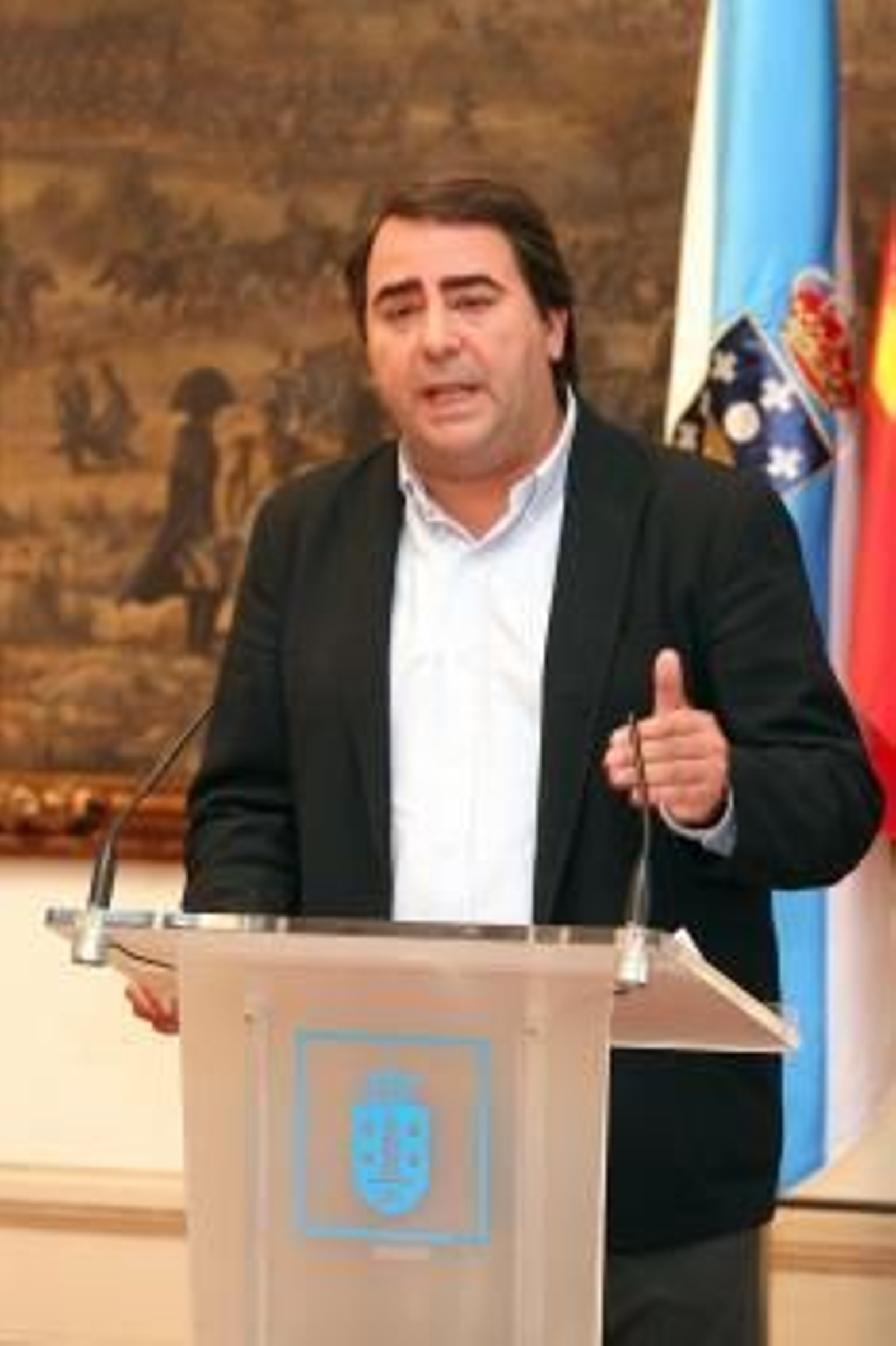 El presidente provincial del PP coruñés y alcalde de A Coruña, Carlos Negreira