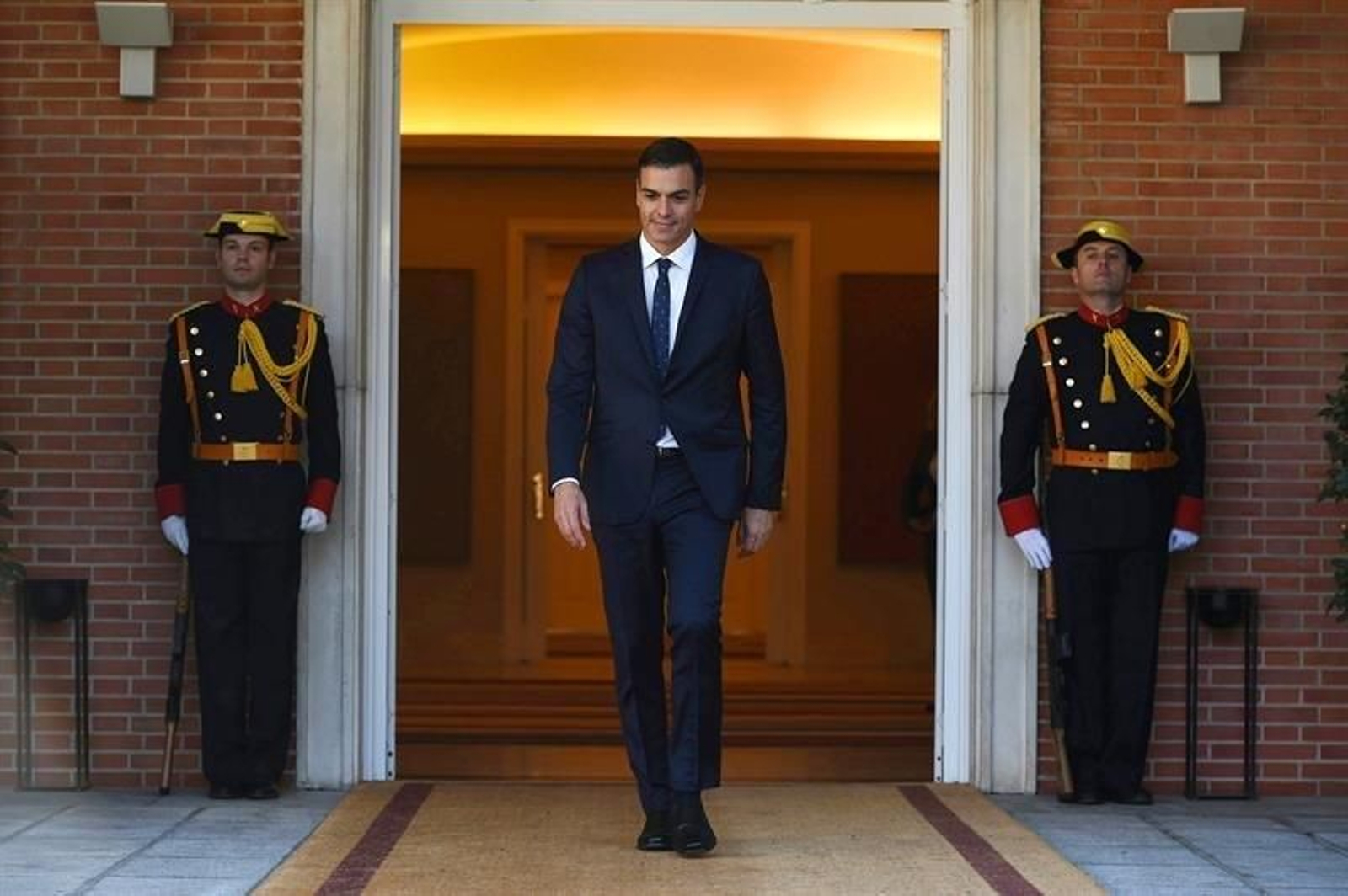Pedro Sánchez en La Moncloa.