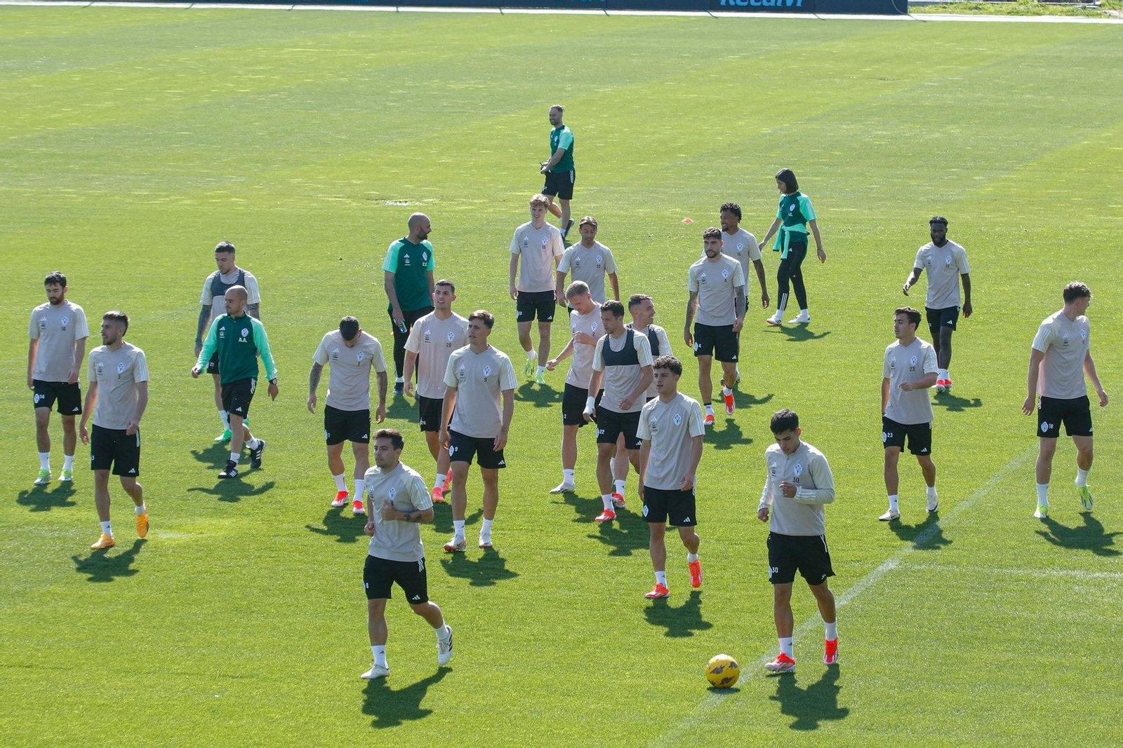 Entrenamiento del Celta.