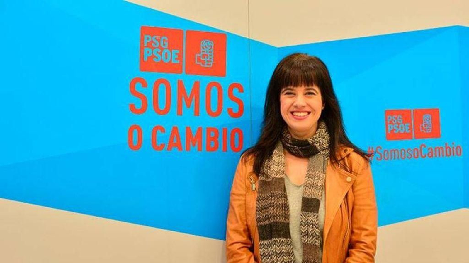 Eva Martínez Acón, secretaria general de la Agrupación Socialista Coruñesa.