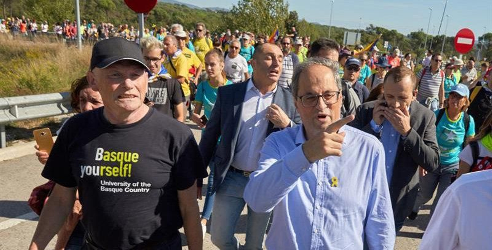 Torra llama a "parar ahora" los actos vandálicos para no dañar independentismo.