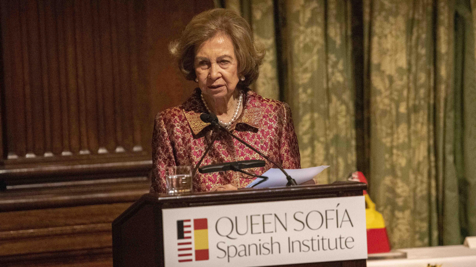 La Reina Sofía en New York. EFE/EPA/SARAH YENESEL