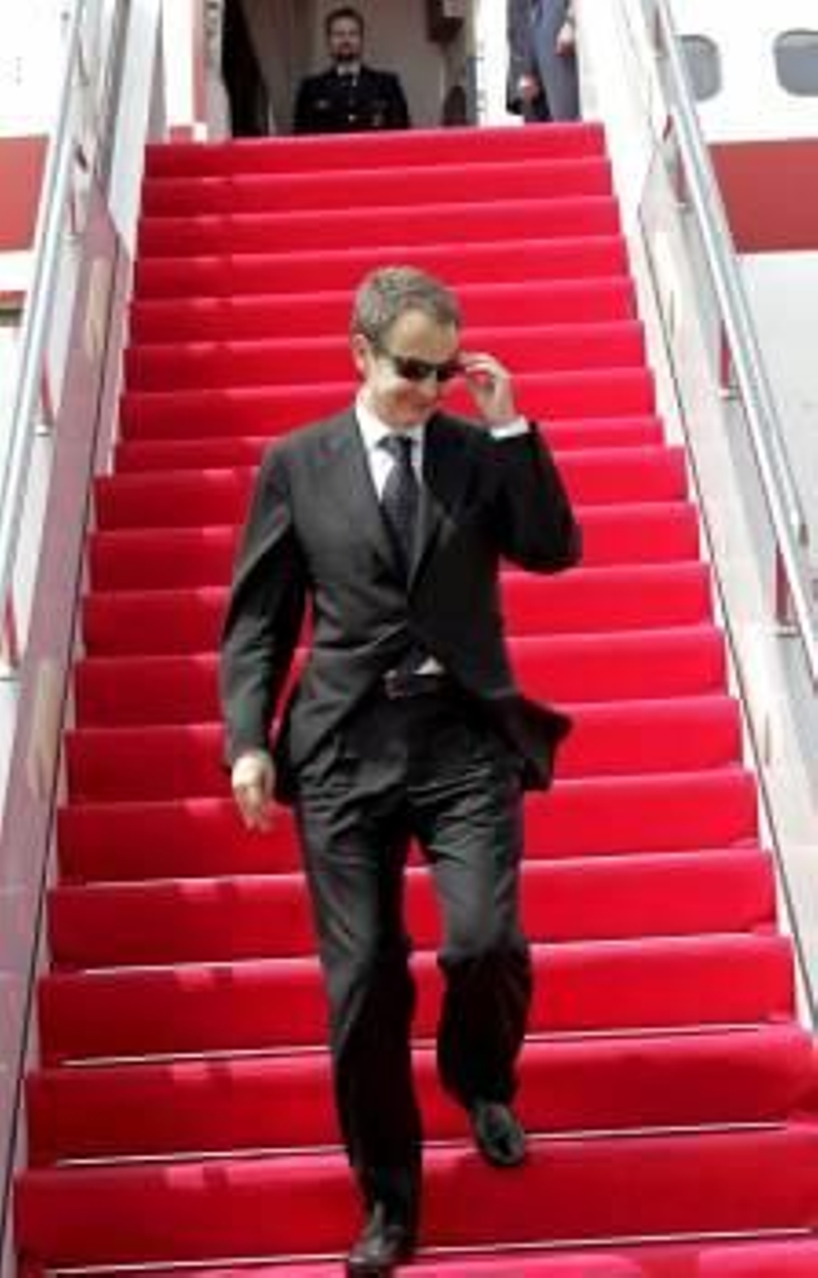 Zapatero, en su reciente viaje a China. (Foto: CHEMA MOYA)