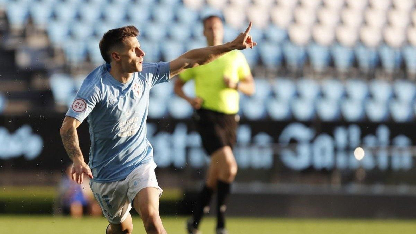 Alfon es el pichichi del filial y el tercera máximo goleador de la Liga.