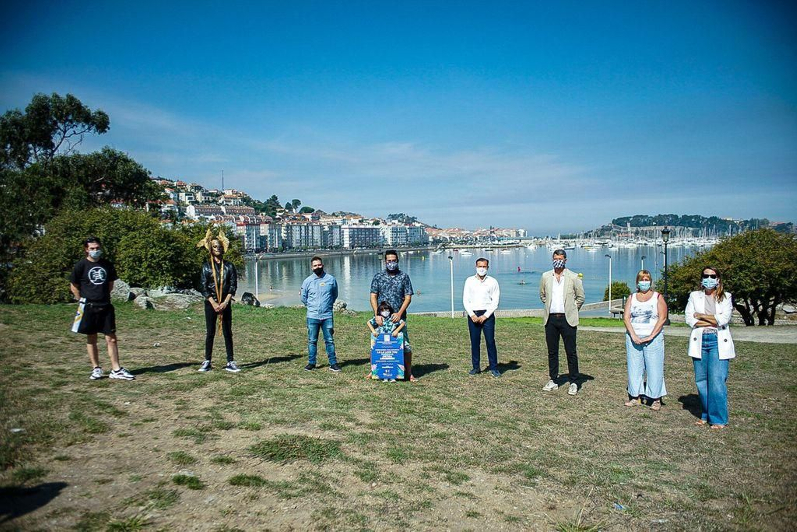 La presentación oficial de esta nueva edición del Barbeira Season Fest, la pasada semana, en el entorno de Santa Marta.