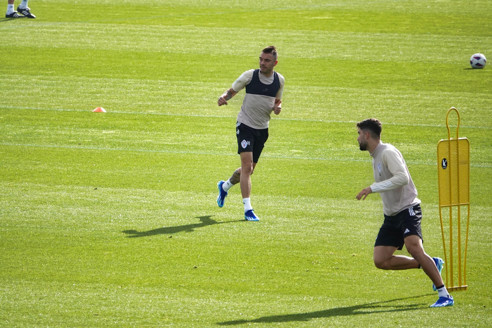 Entrenamiento del Celta en Mos.