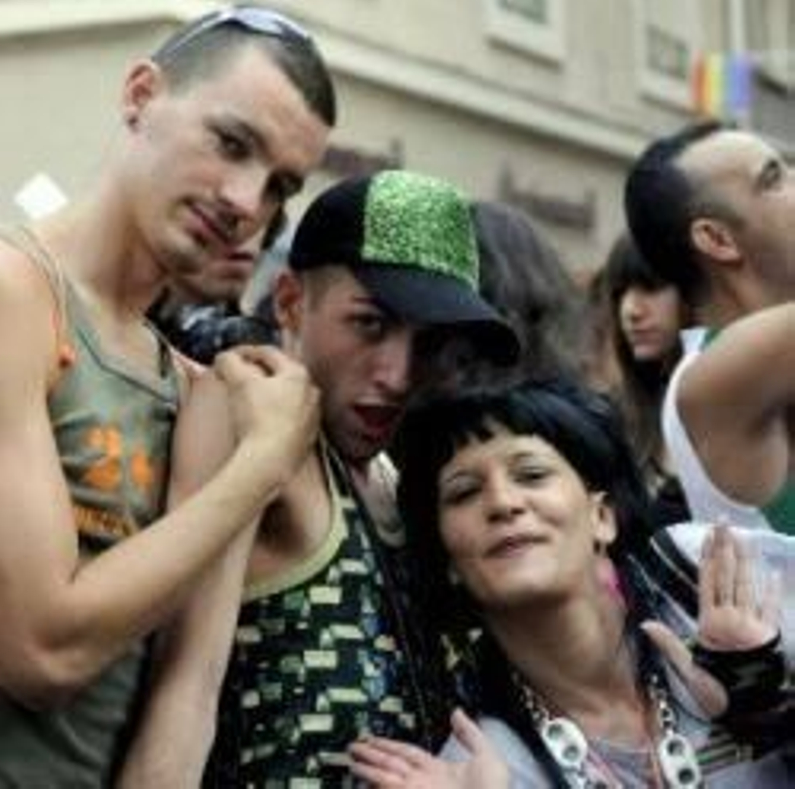 Participantes en la Fiesta del Orgullo Gay.