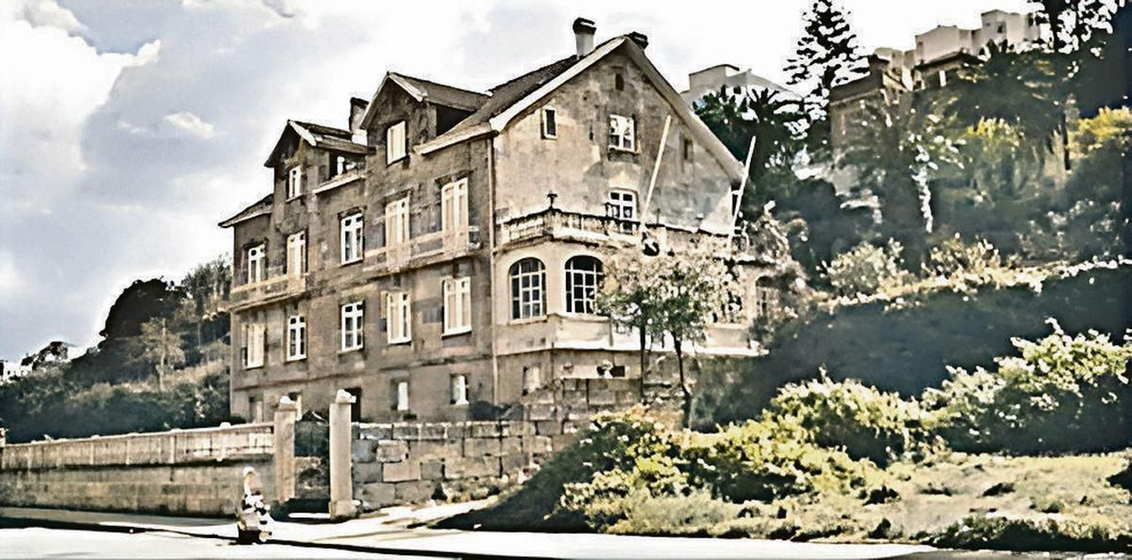 Colegio Alemán en 1966, del libro “Vigo y su colonia alemana en la Segunda Guerra Mundial” de Antonio Giráldez.