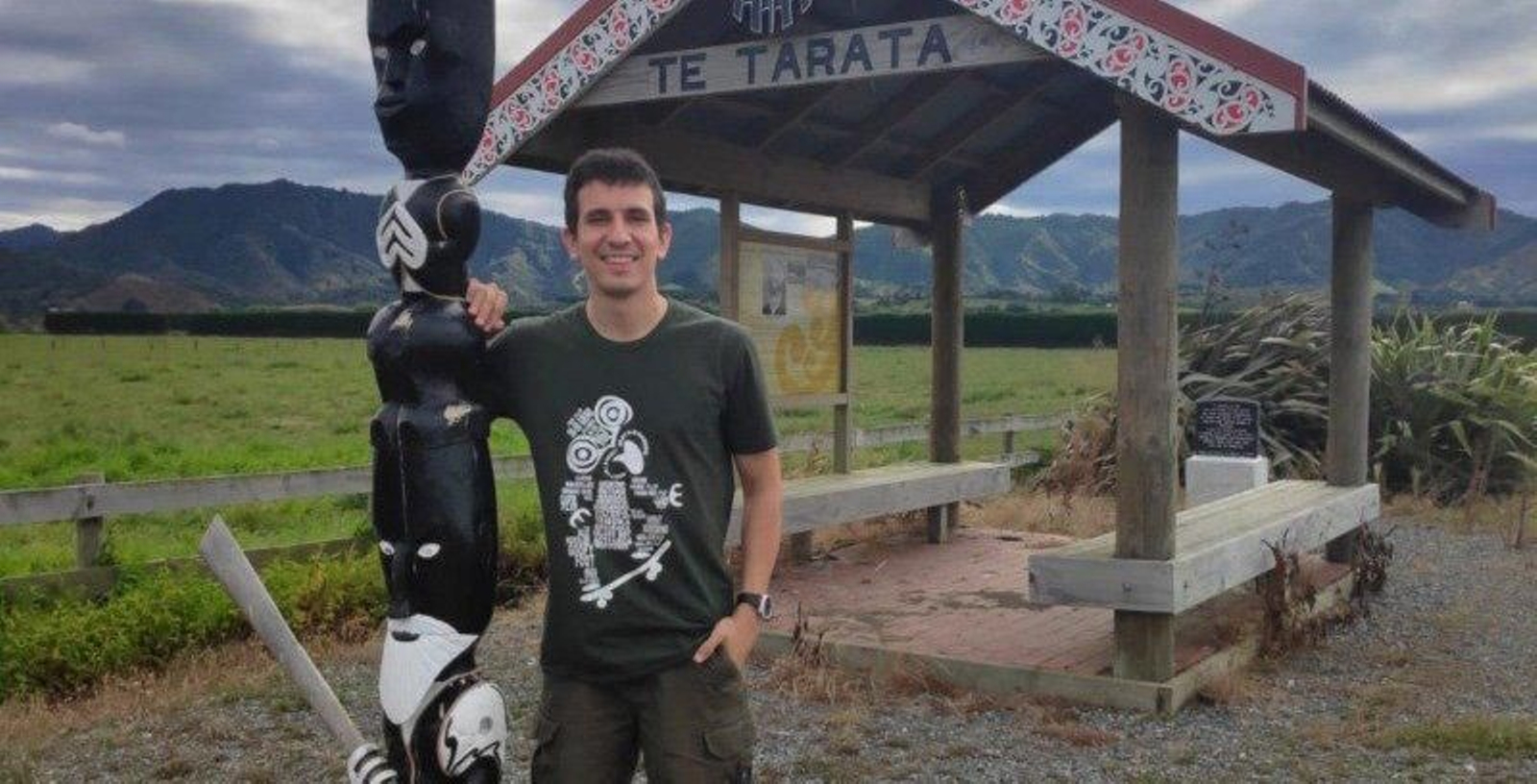 El ourensano Pablo González en Nueva Zelanda