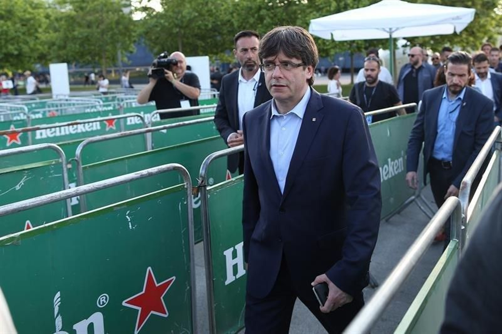 El presidente de la Generalitat, Carles Puigdemont