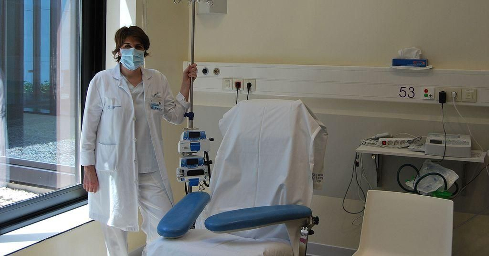 La supervisora del Hospital de Día de Oncología, Eva González Iglesias.