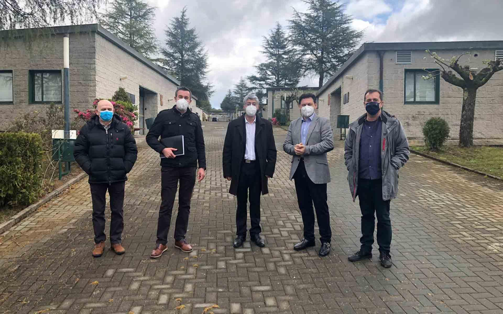 Imagen de la visita al Monte do Gozo