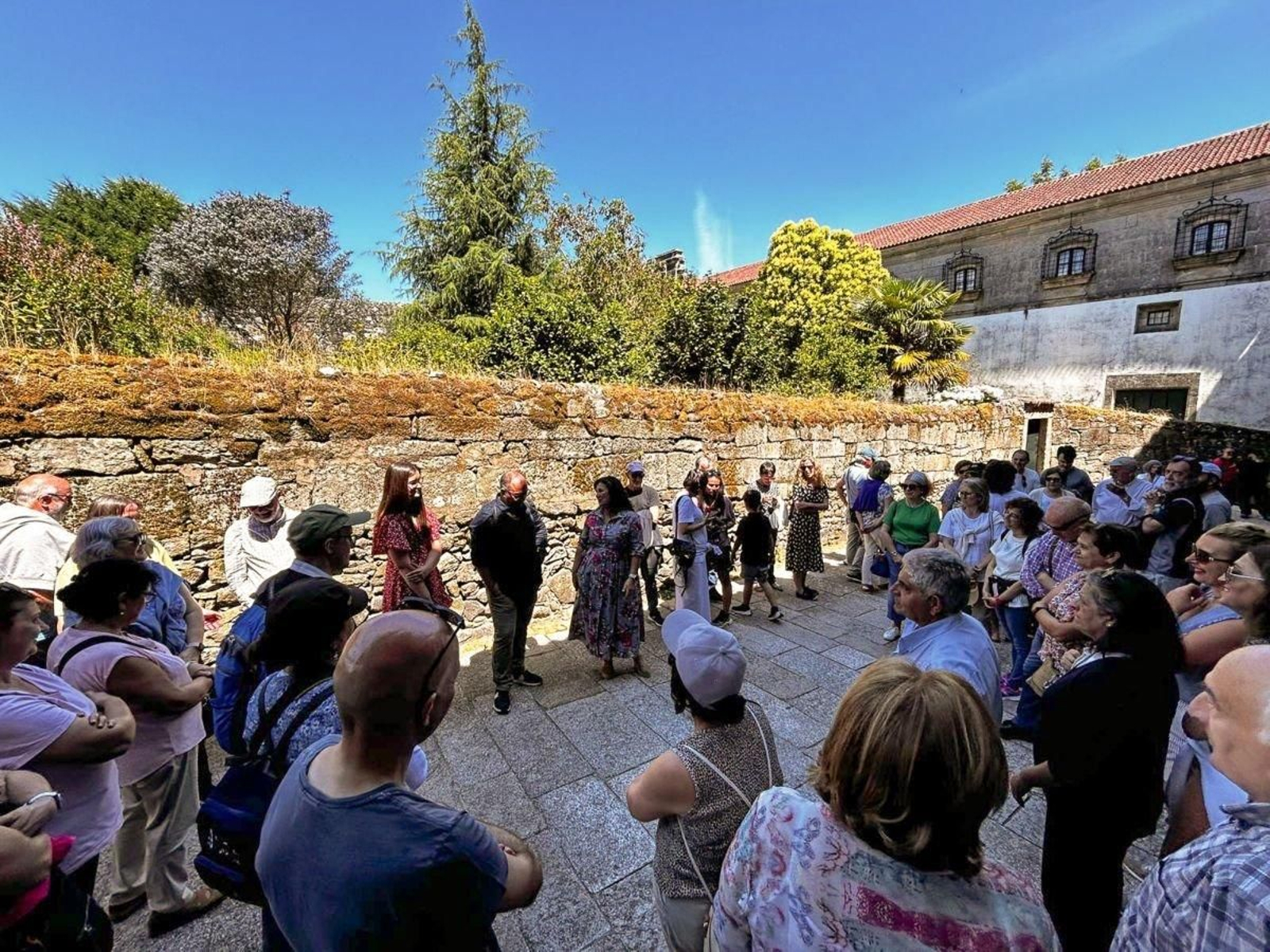 Imagen la ruta celebrada este último fin de semana por los jardines históricos.