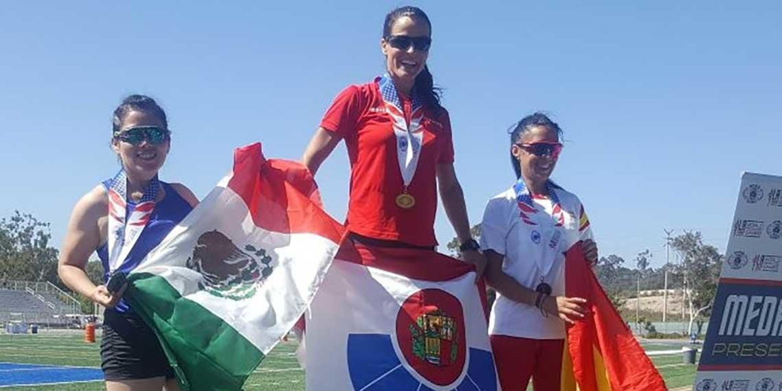 La agente Itziar Sáez se convirtió en una de las atletas más galardonadas en la cita californiana.